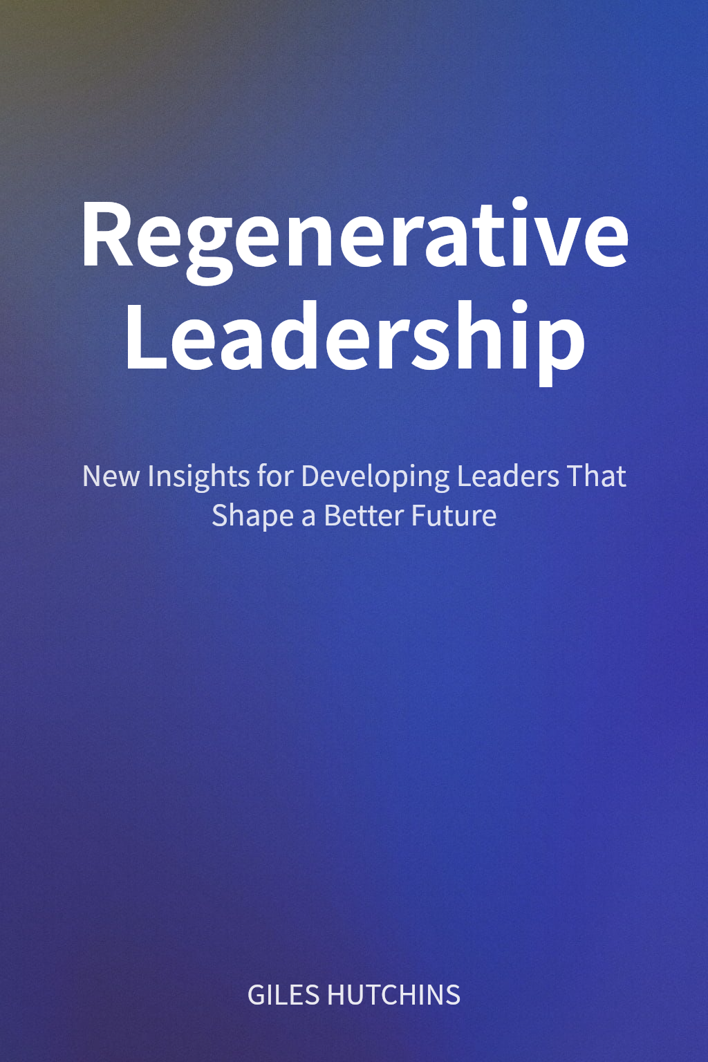 Regenerative Leadership cover