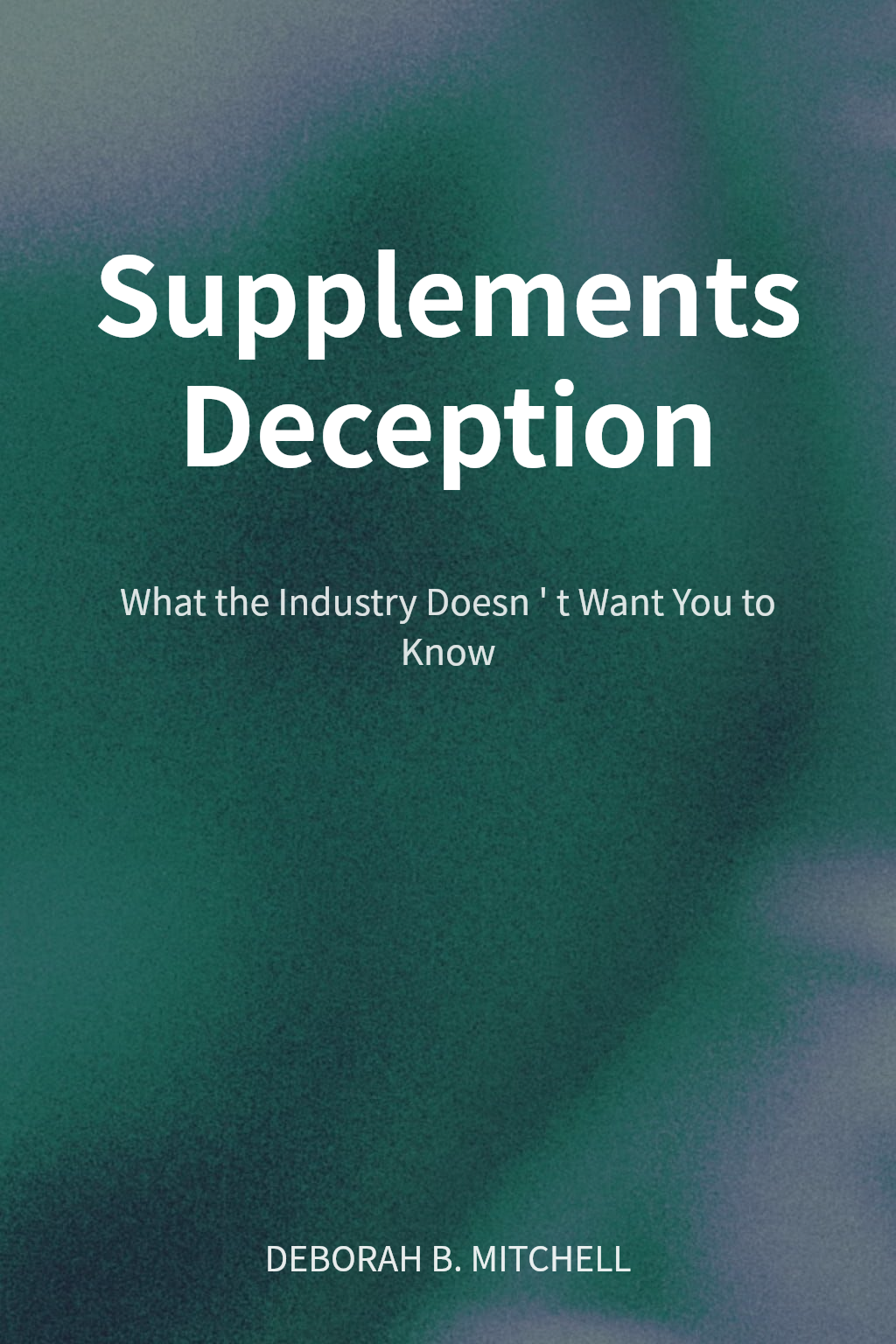 Supplements Deception cover