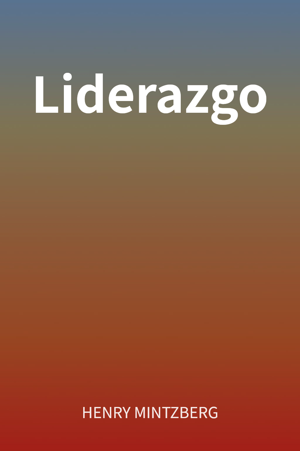 Liderazgo cover