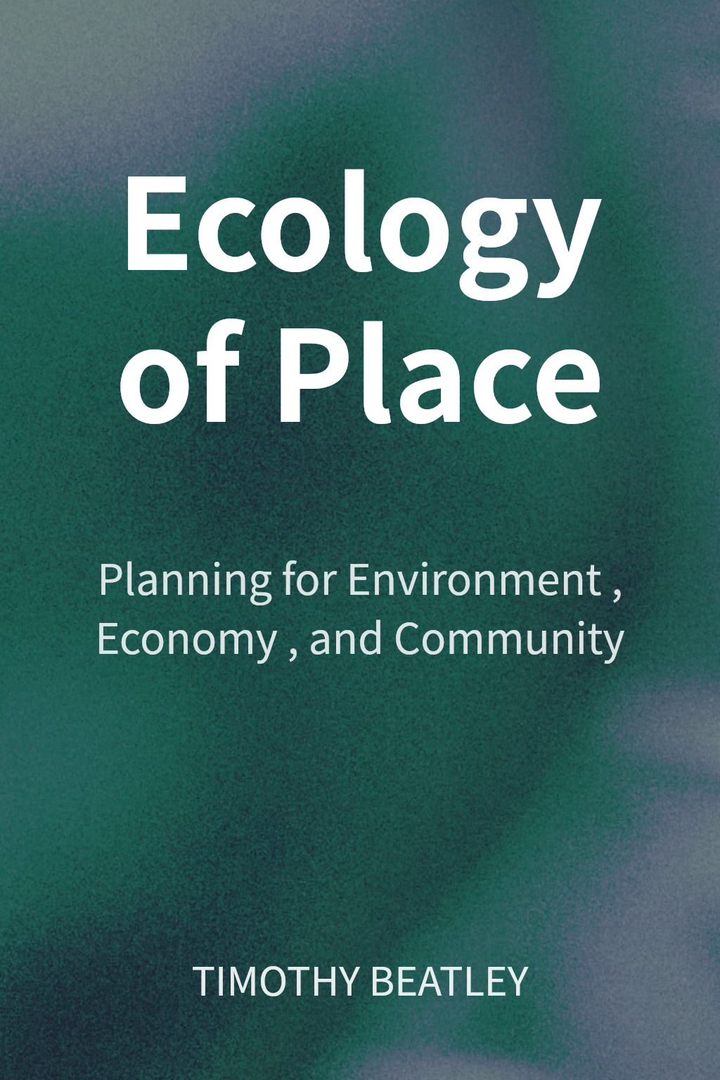 Ecology of Place cover