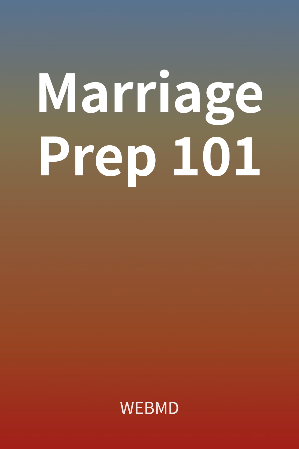 Marriage Prep 101 cover