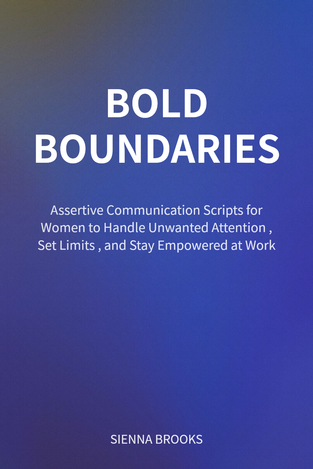 BOLD BOUNDARIES cover
