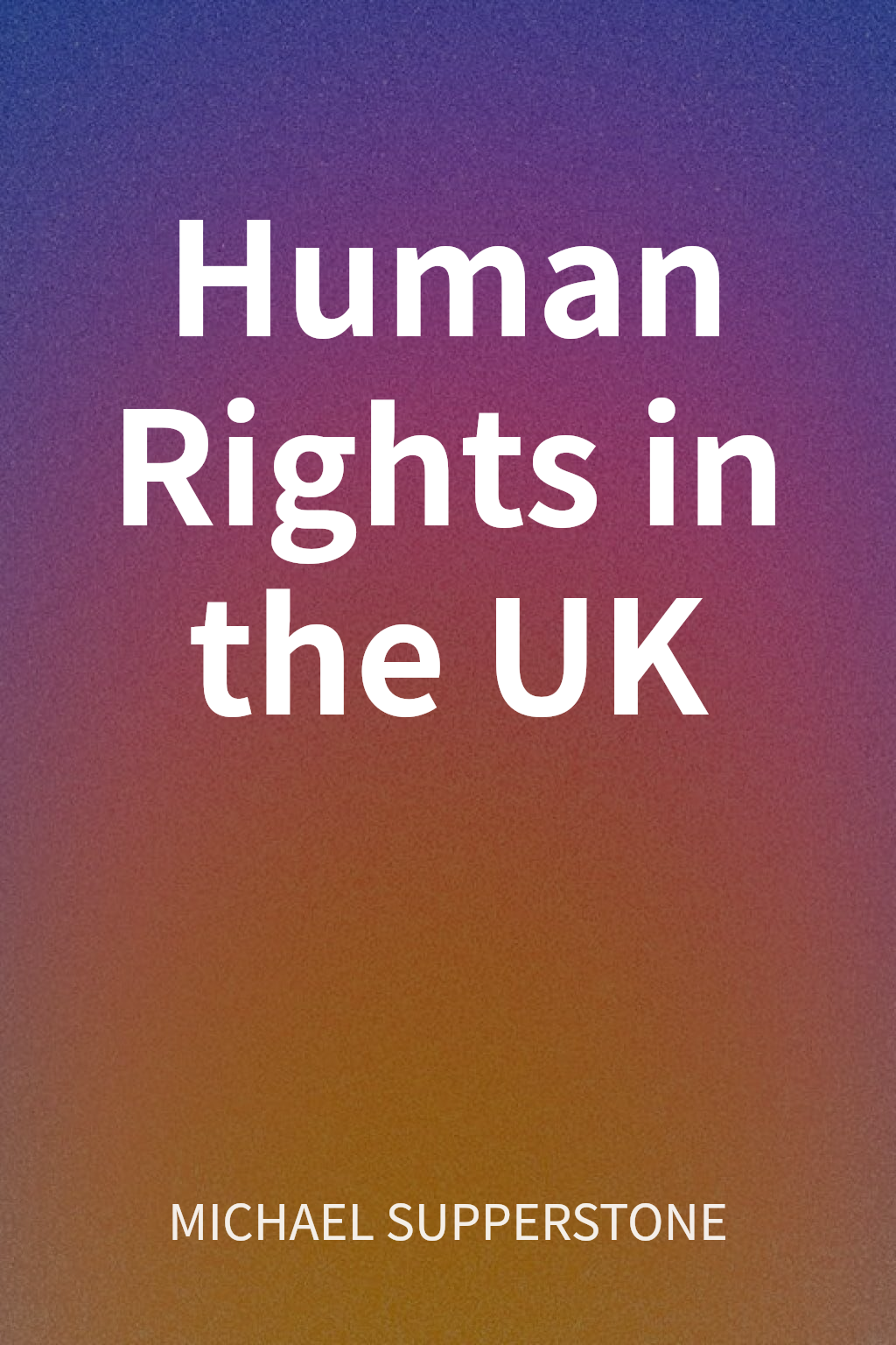 Human Rights in the UK cover