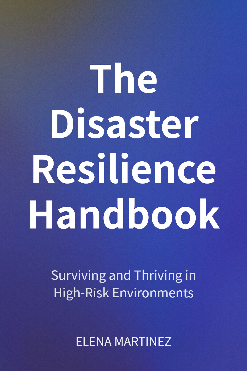 The Disaster Resilience Handbook cover
