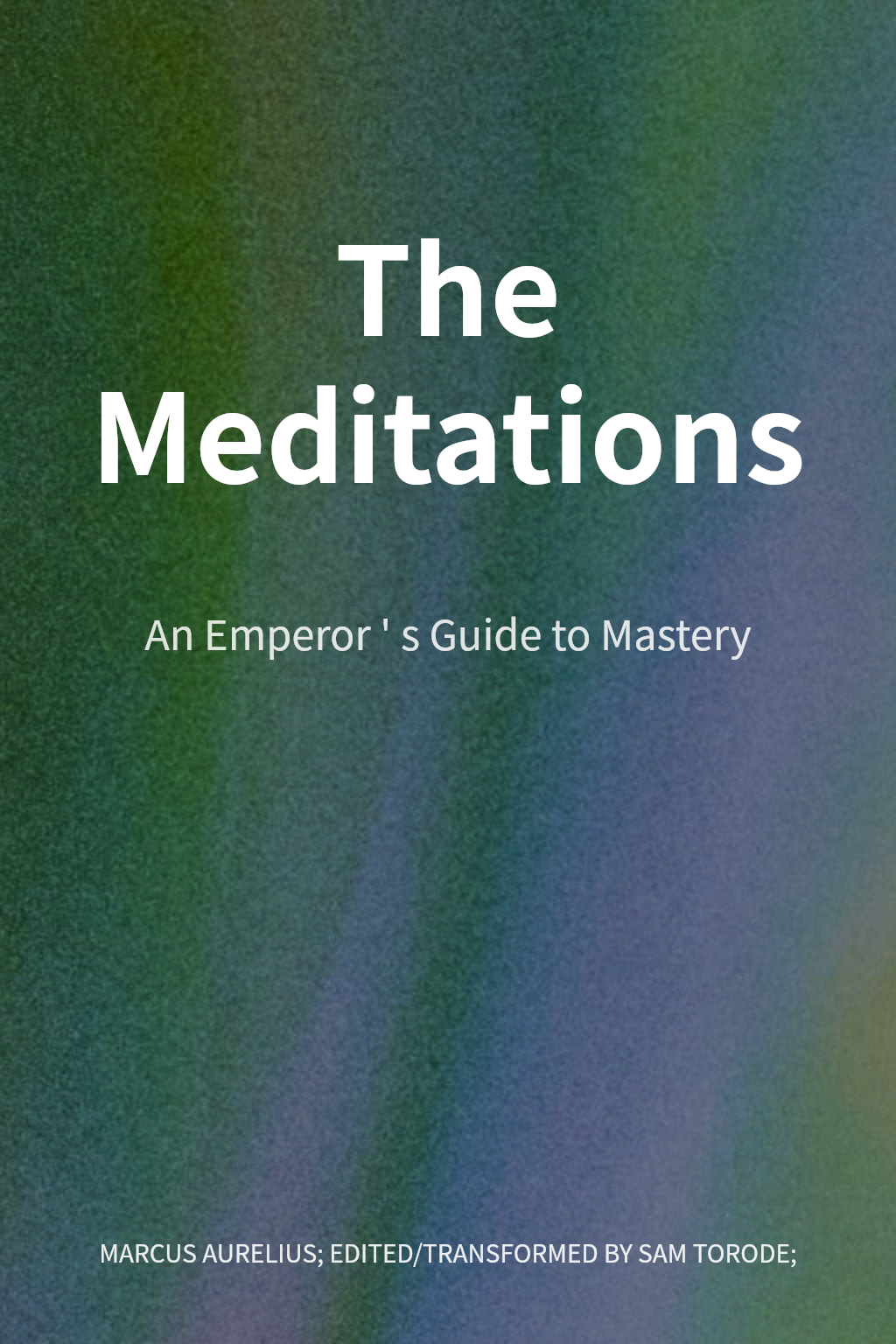 The Meditations cover