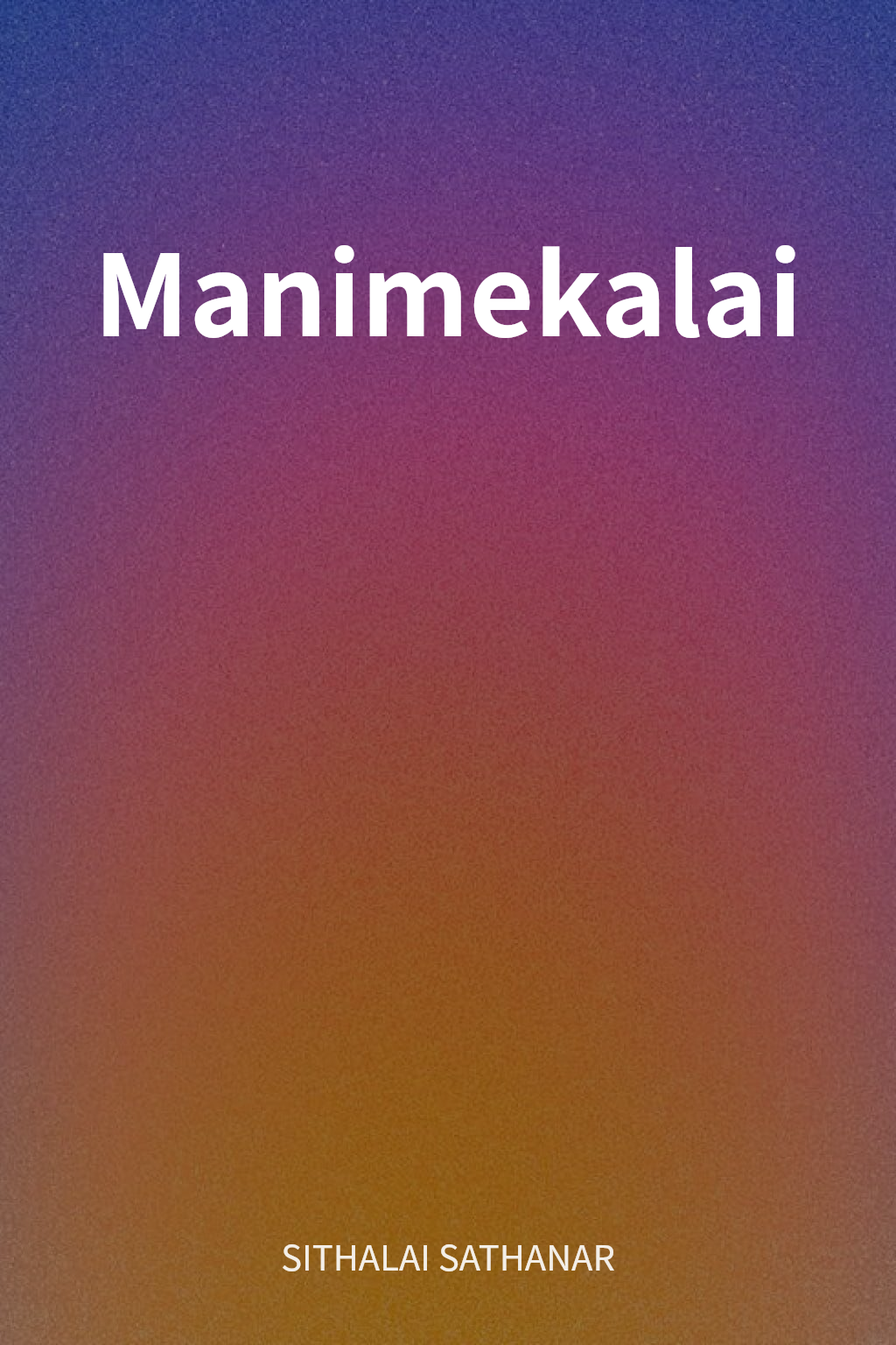 Manimekalai cover