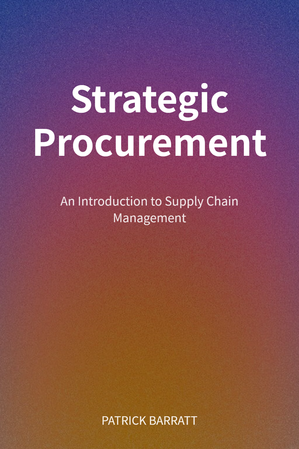 Strategic Procurement cover