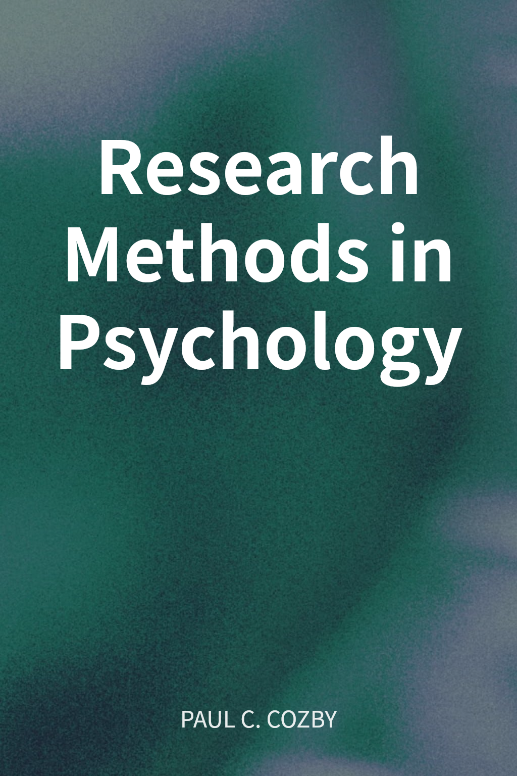 Research Methods in Psychology cover