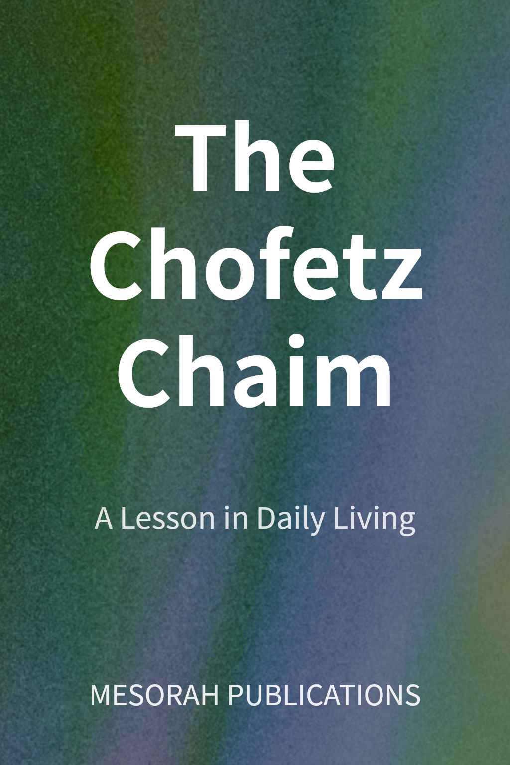 The Chofetz Chaim cover