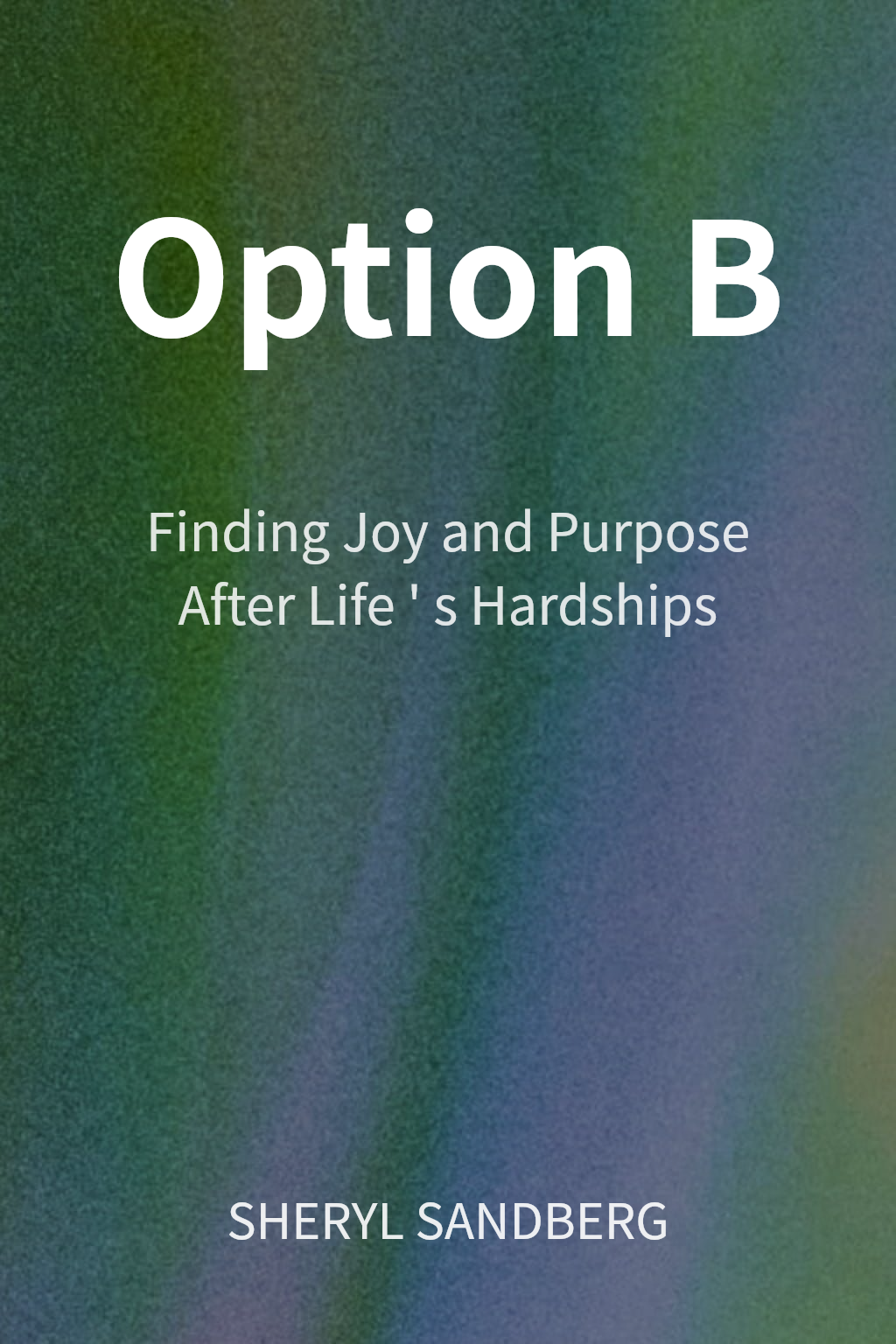 Option B cover