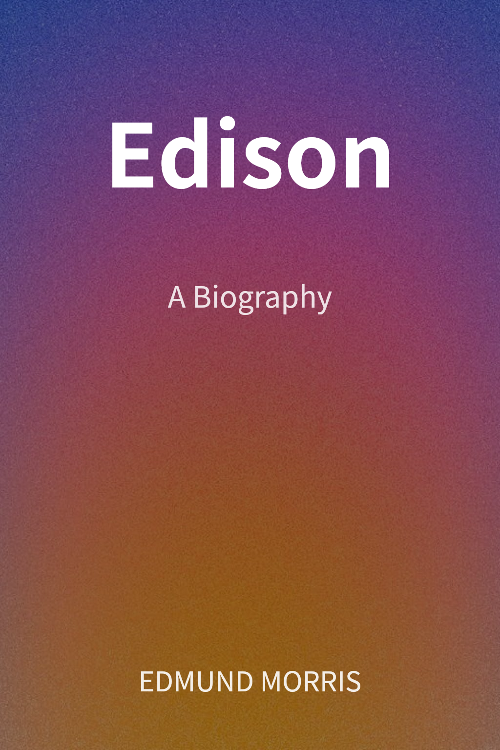 Edison cover