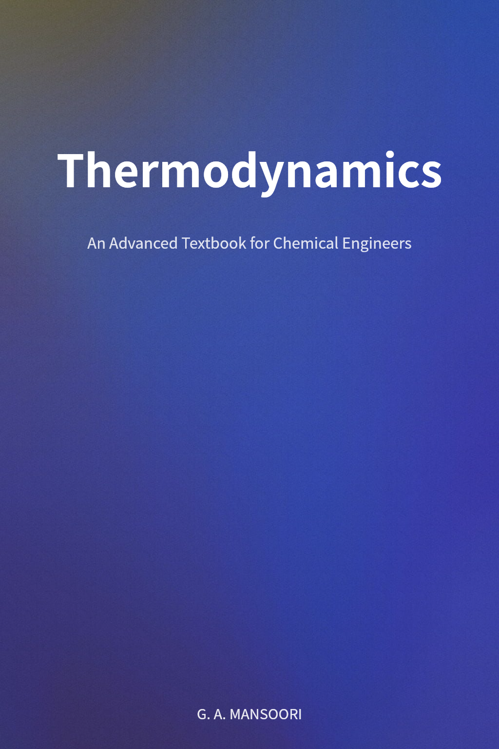 Thermodynamics cover