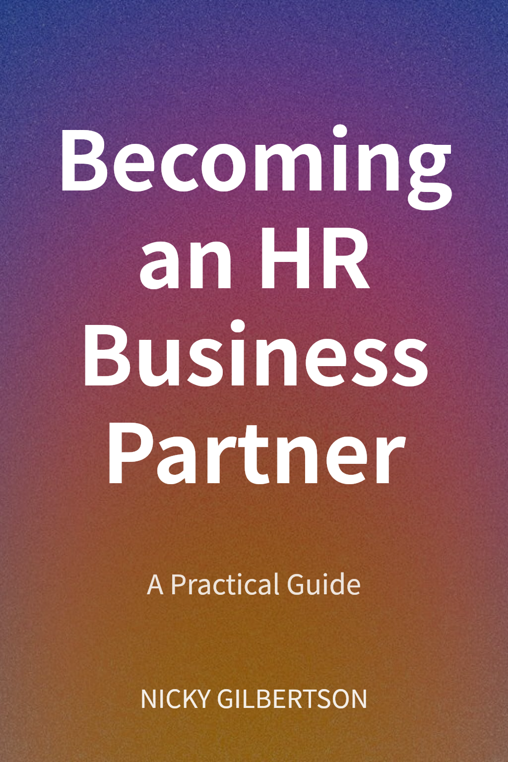 Becoming an HR Business Partner cover
