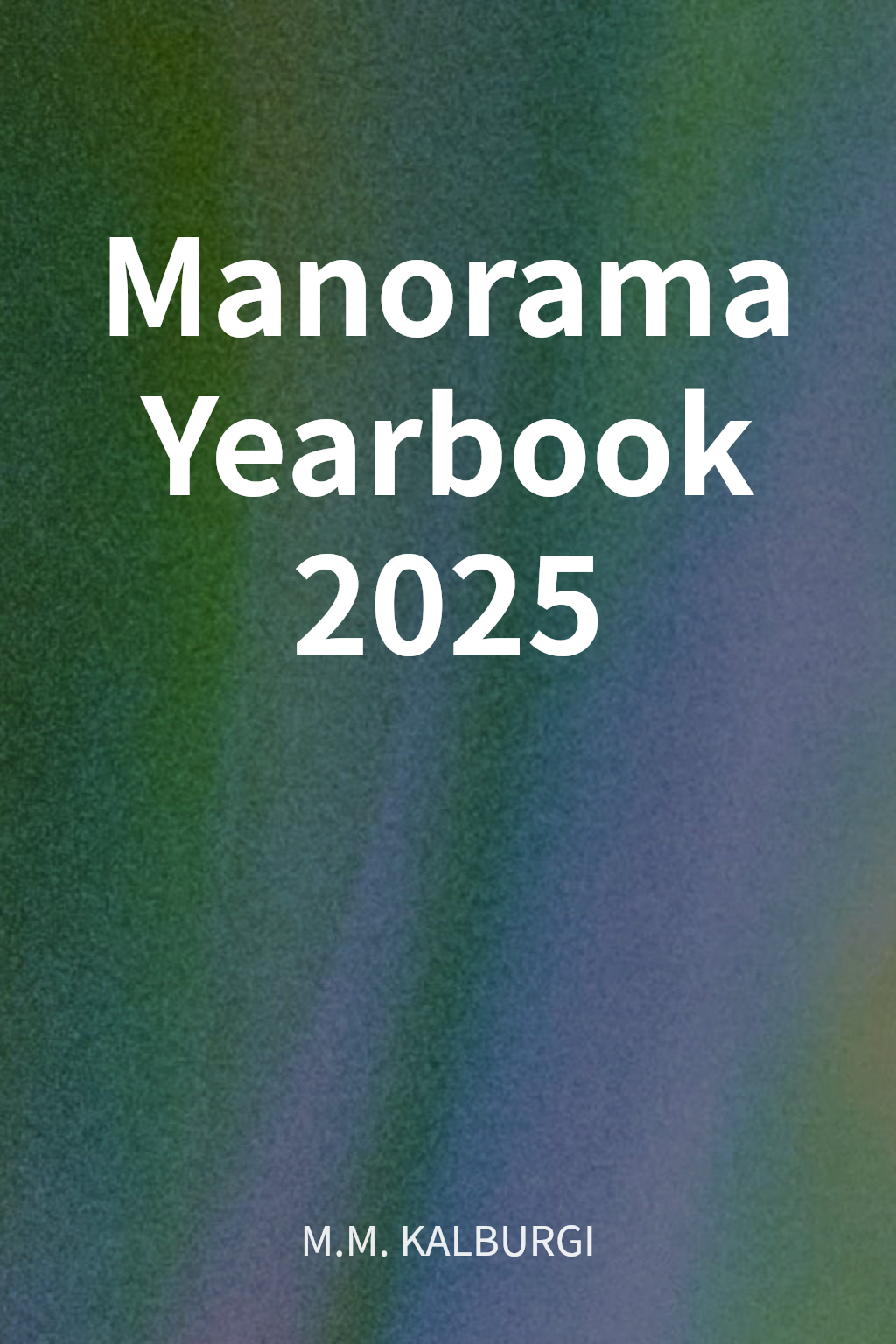 Manorama Yearbook 2025 cover