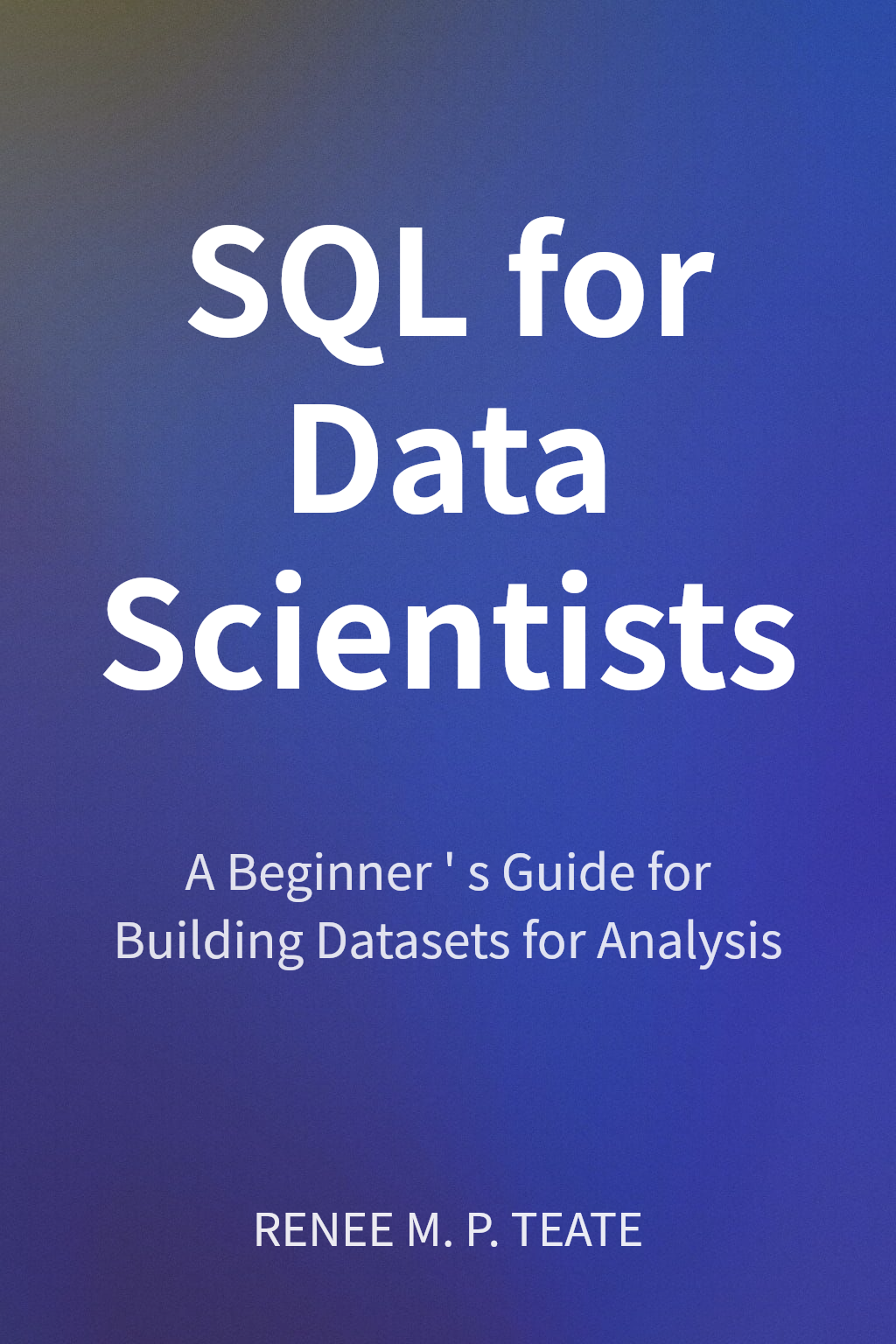 SQL for Data Scientists cover