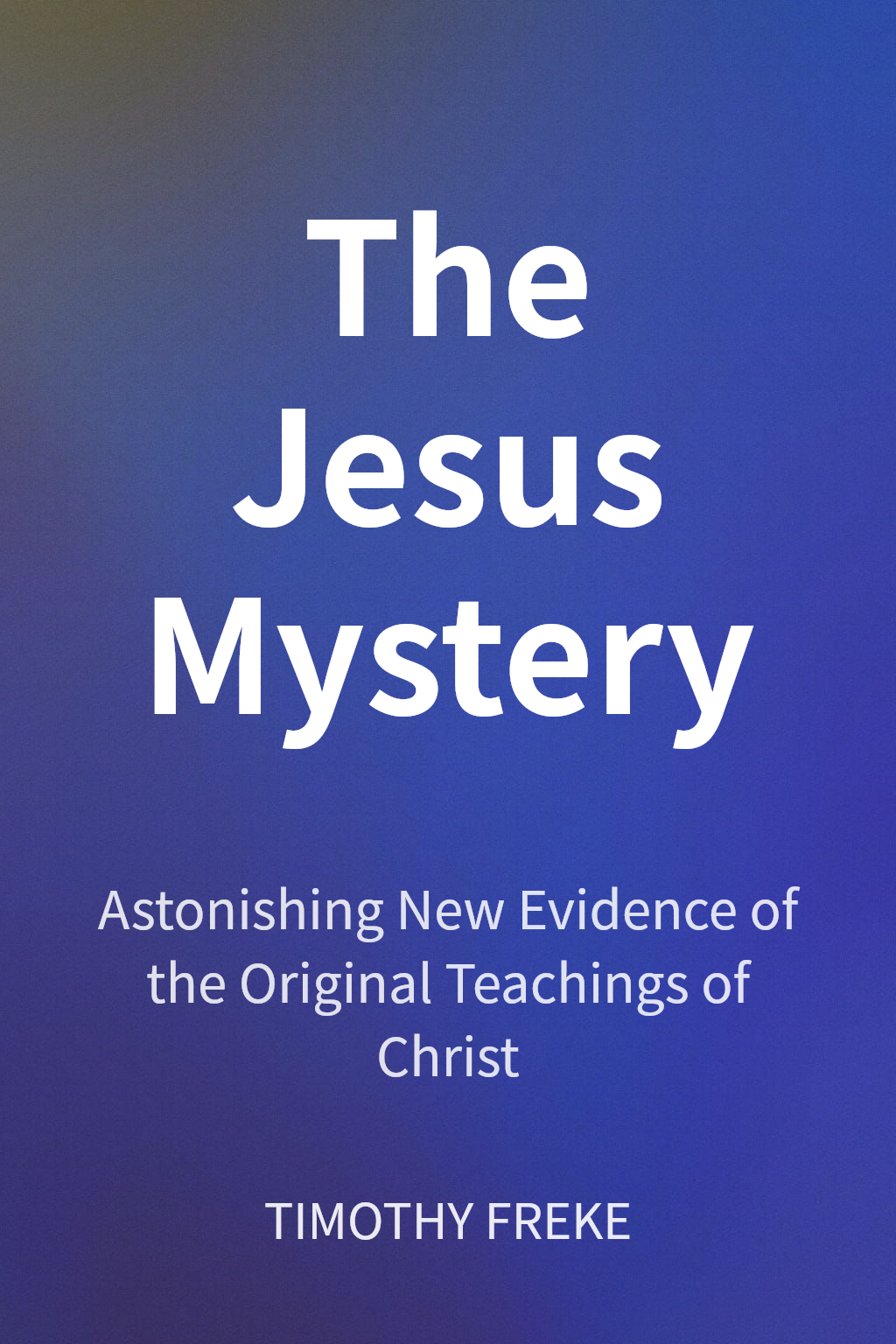 The Jesus Mystery cover