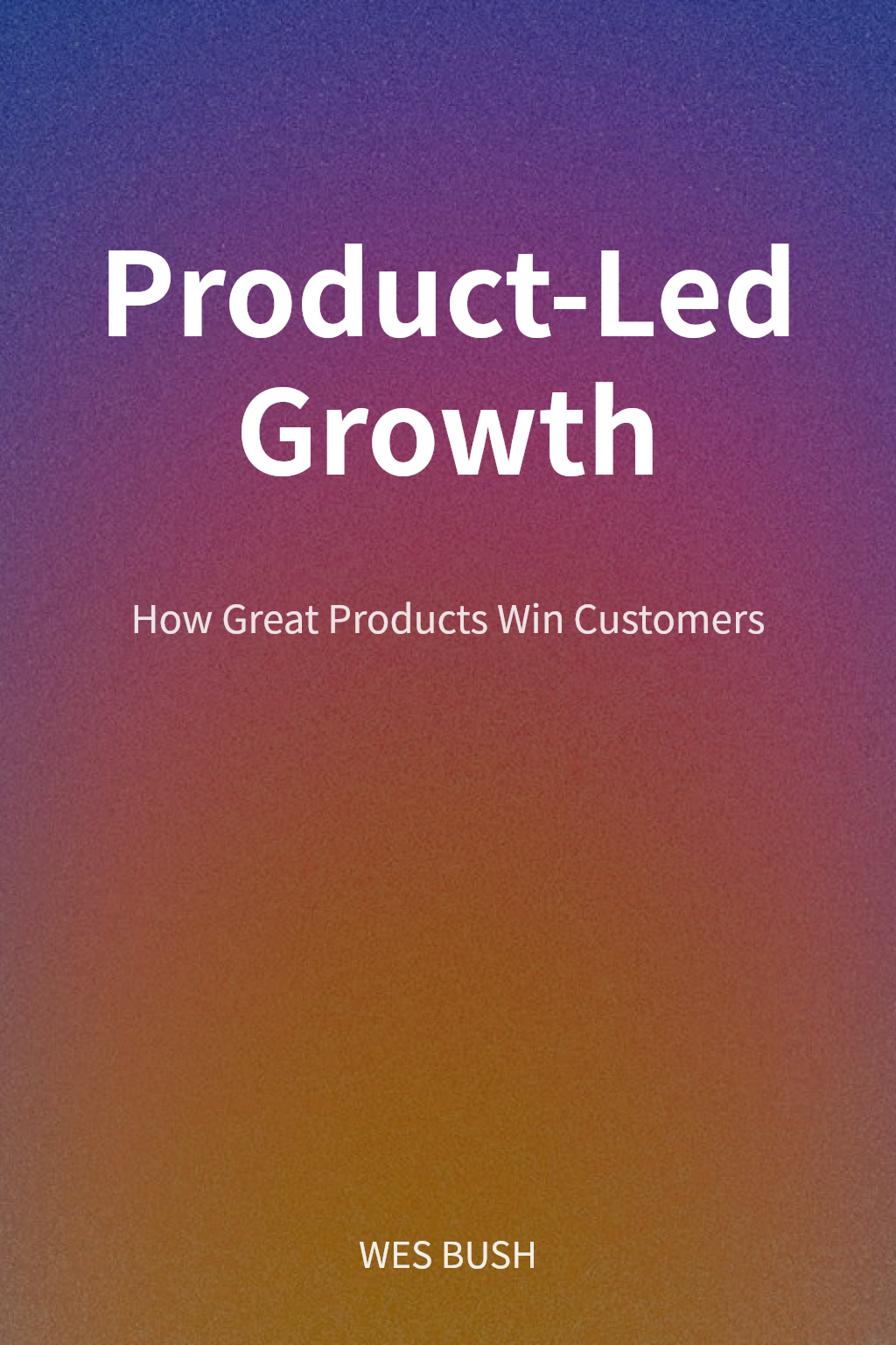Product-Led Growth cover
