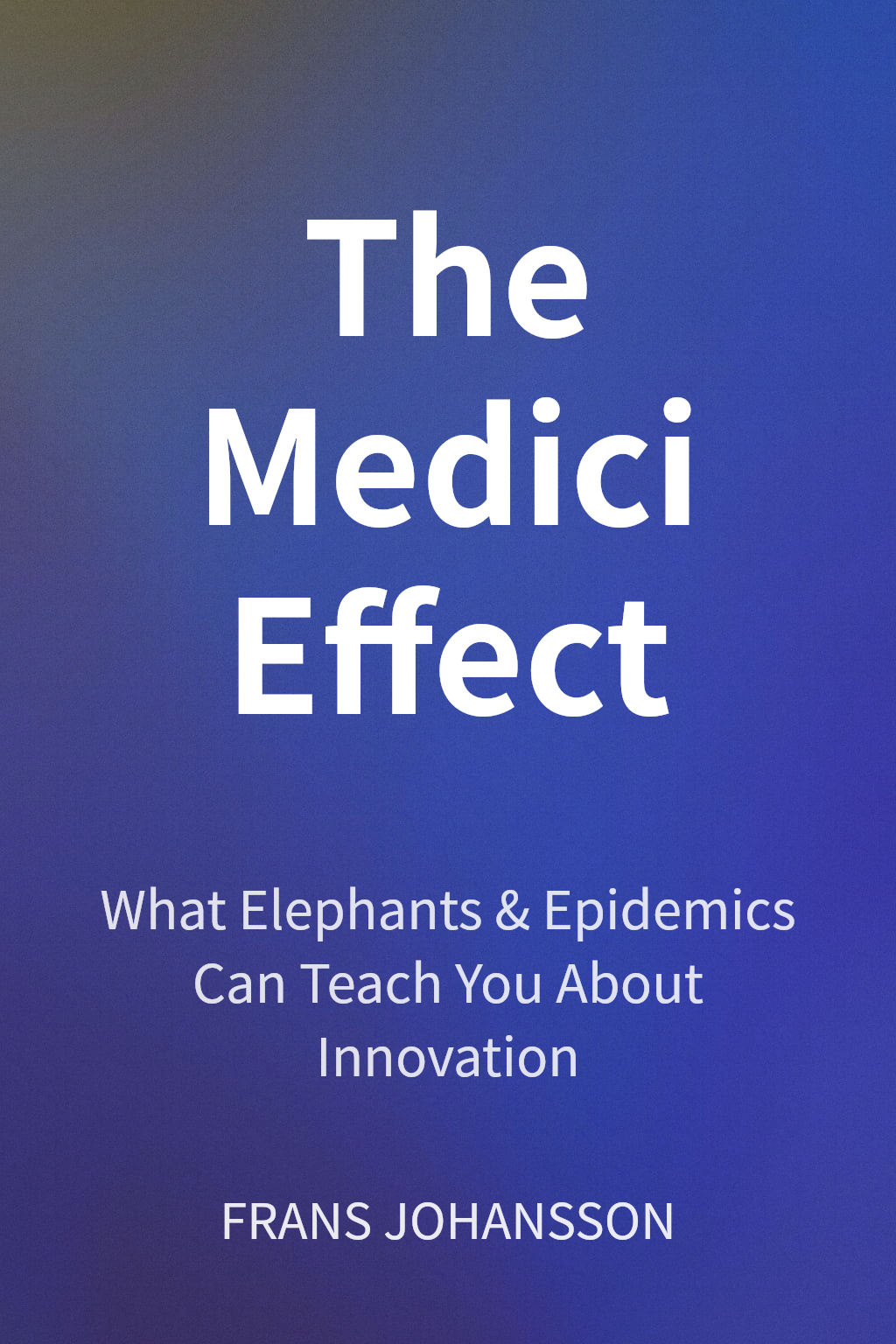The Medici Effect cover