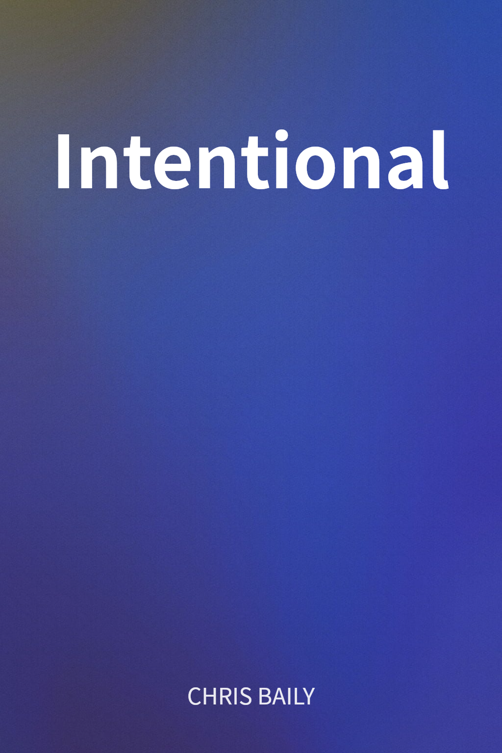 Intentional cover