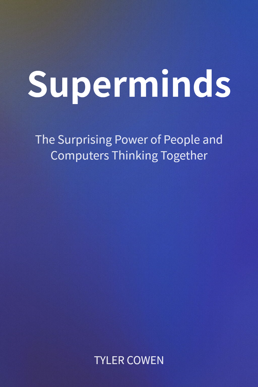 Superminds cover