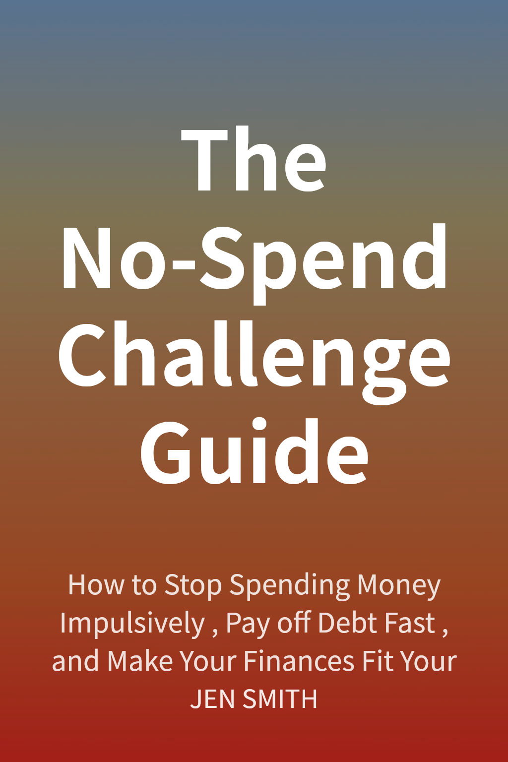 The No-Spend Challenge Guide cover