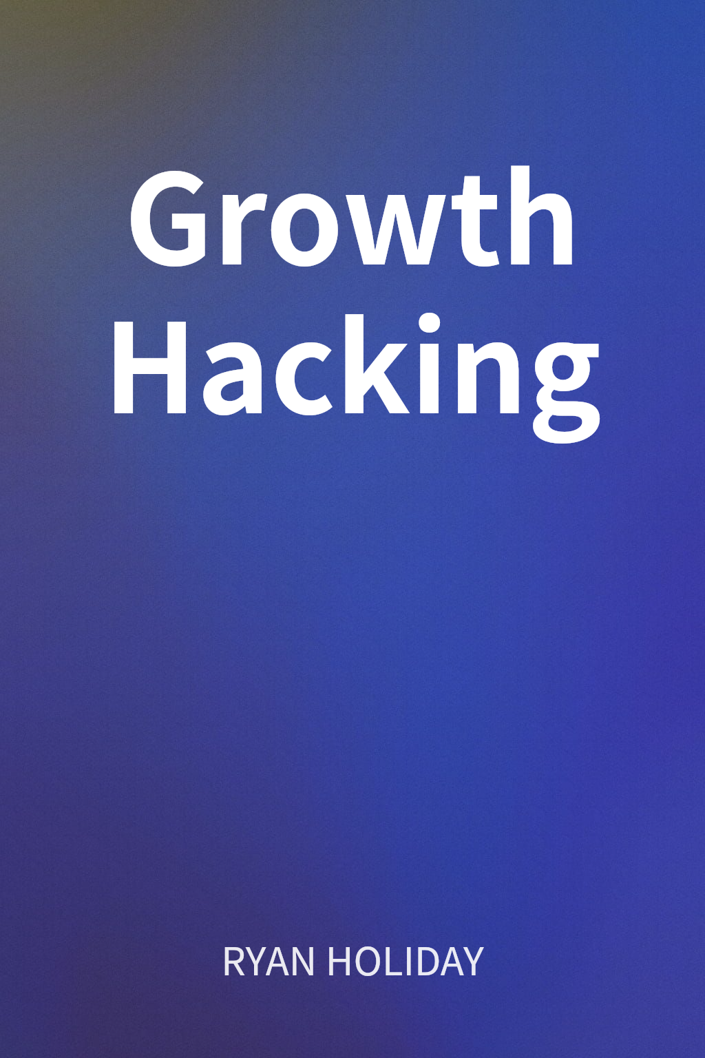 Growth Hacking cover