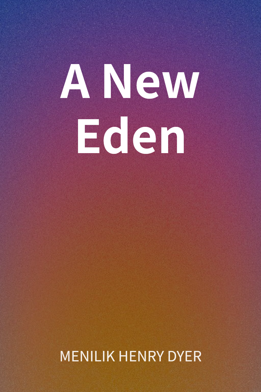 A New Eden cover