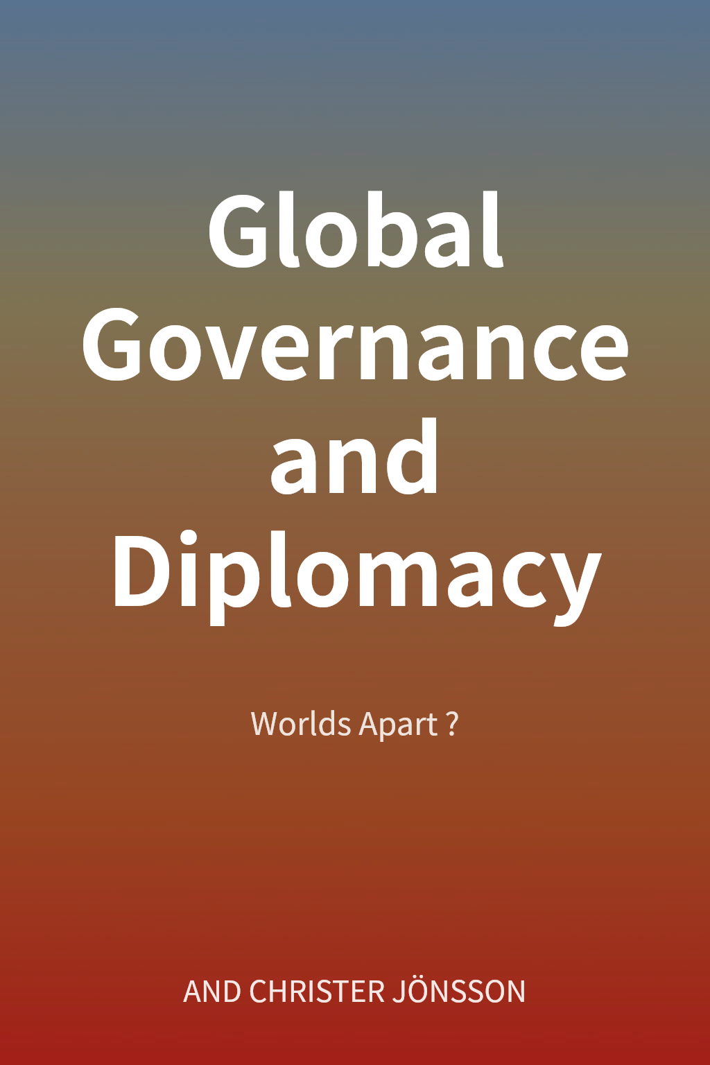 Global Governance and Diplomacy cover