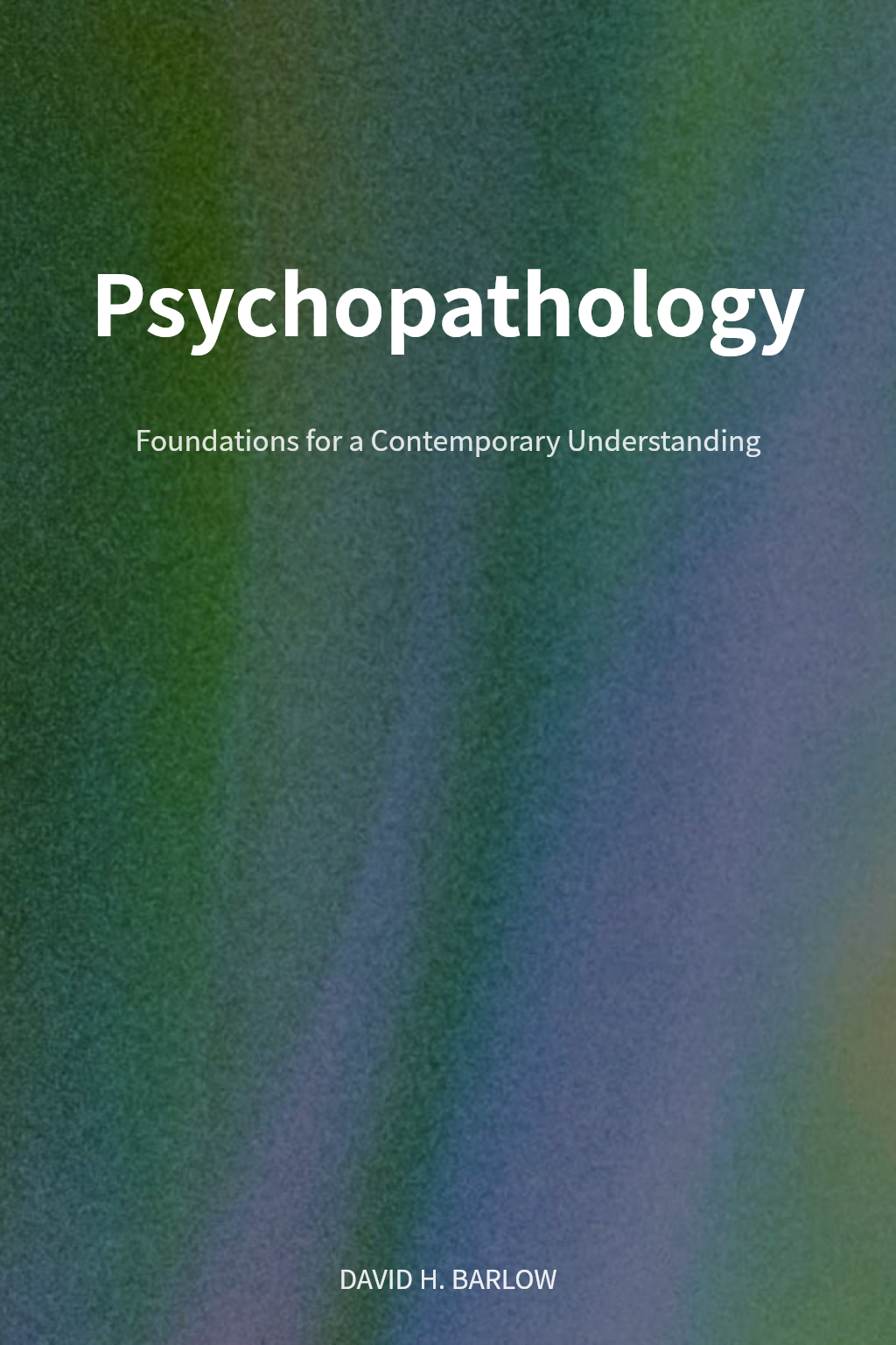 Psychopathology cover