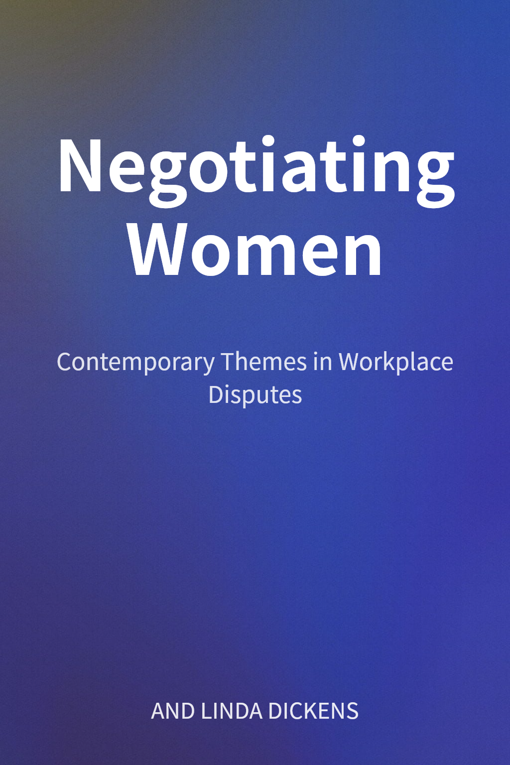 Negotiating Women cover