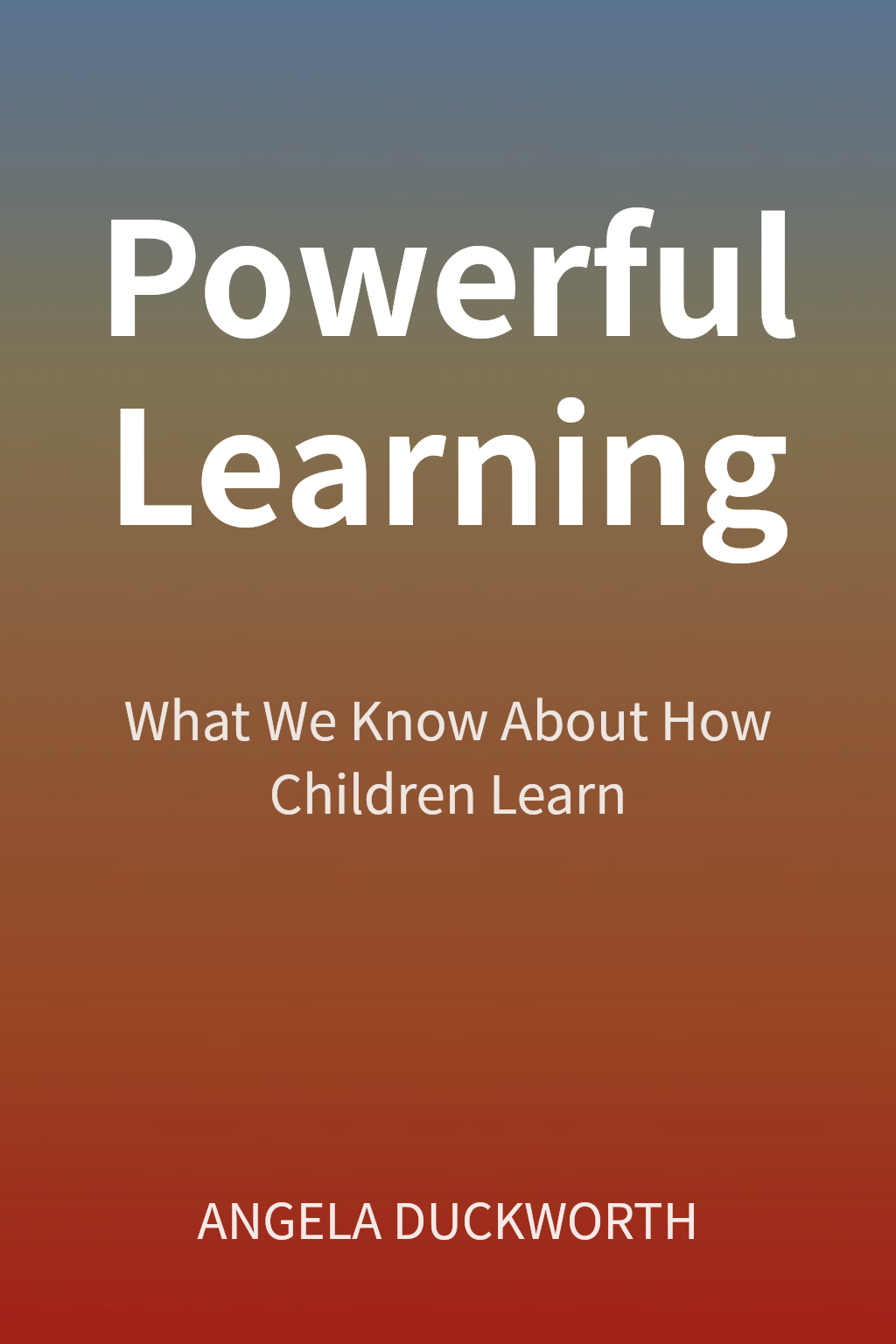 Powerful Learning cover