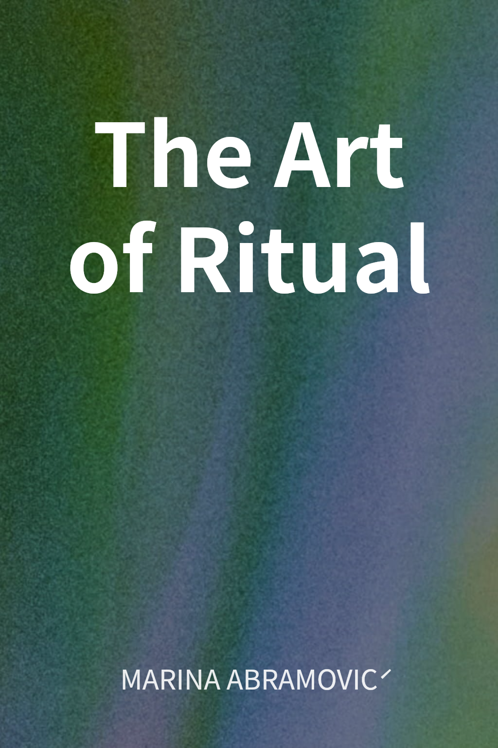 The Art of Ritual cover