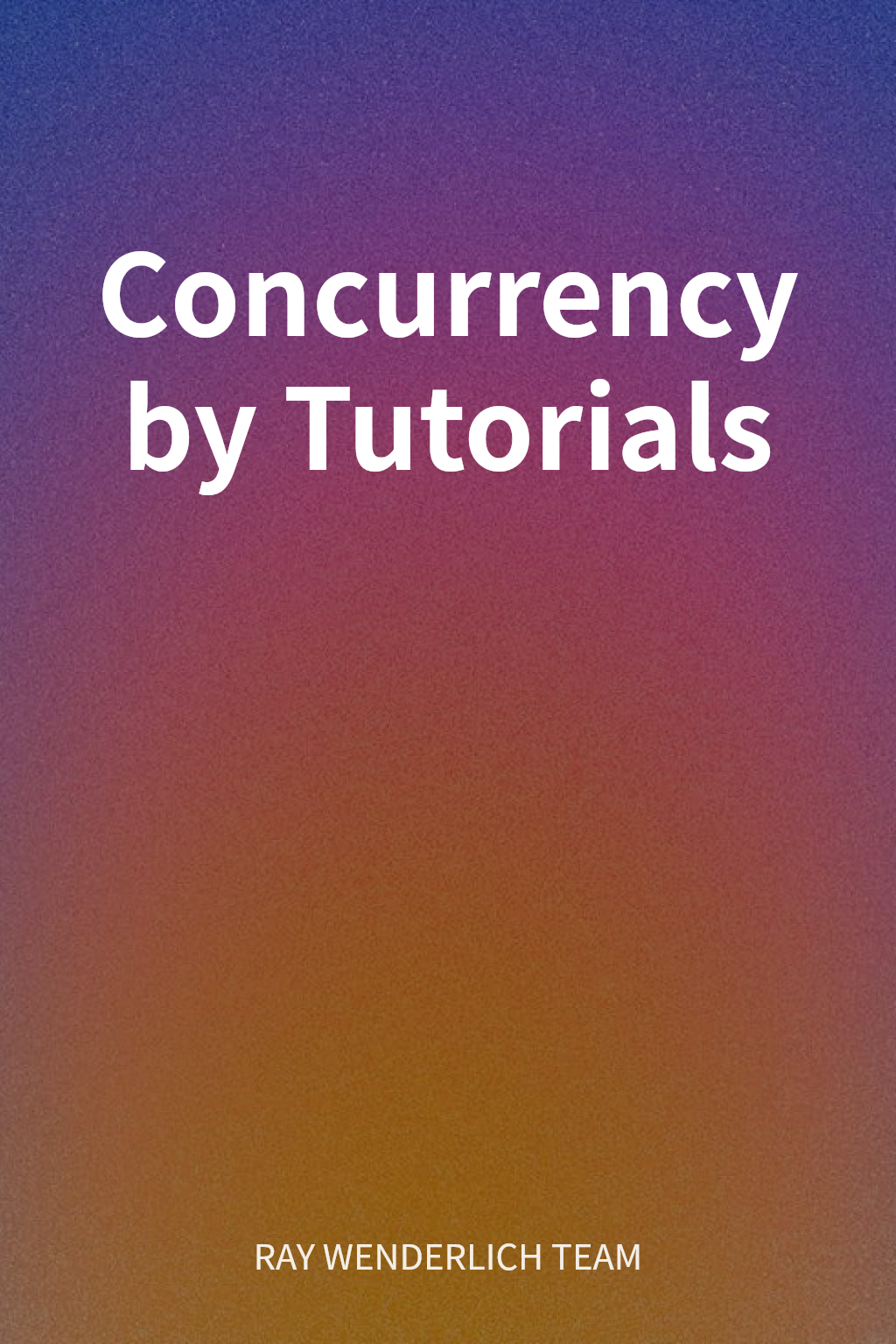 Concurrency by Tutorials cover