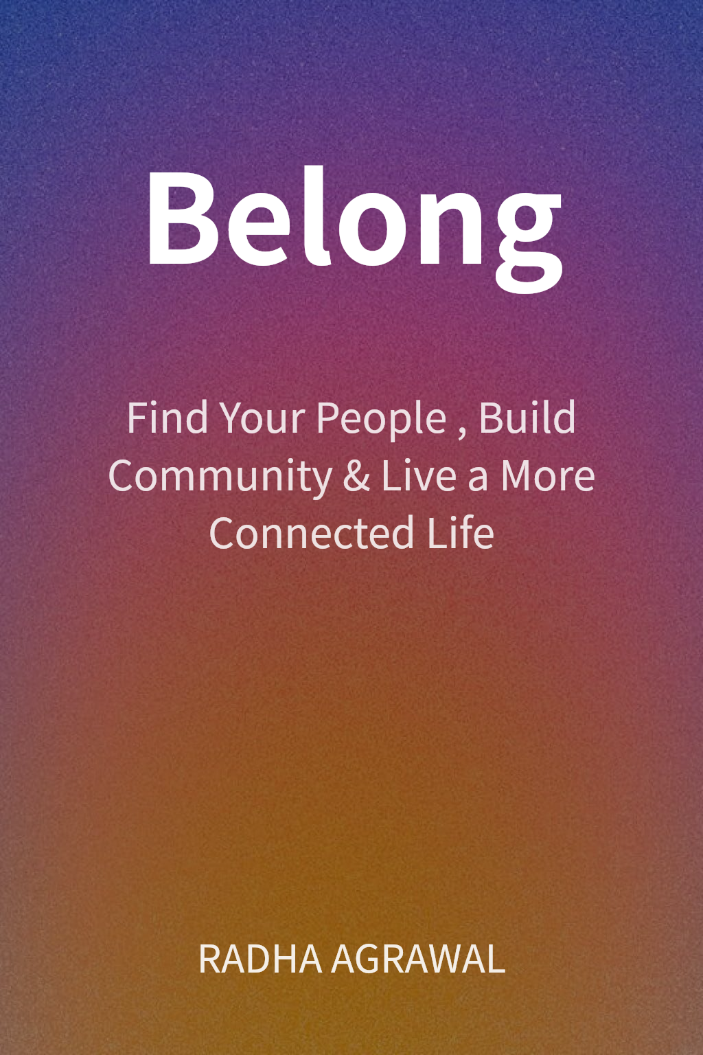 Belong cover